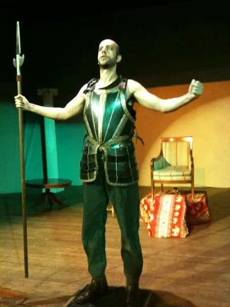 Eugène Ionesco - The guard from the play Exit the king by Eugène Ionesco.