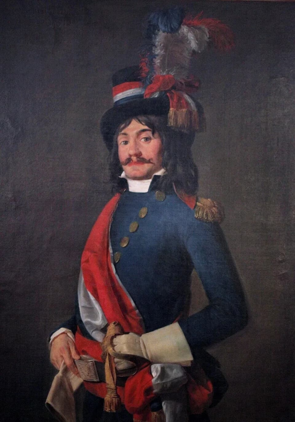 Jacques-Louis David - Édouard Jean Baptiste Milhaud, deputy of the Convention, in his uniform of representant of the People to the Armies.
Lent by the Louvre in 1991.
