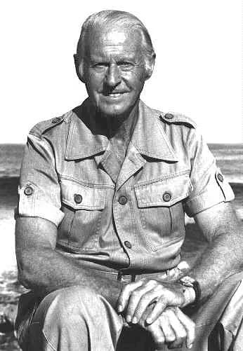 Thor Heyerdahl - Portrait of Thor Heyerdahl, as a grown-up explorer.