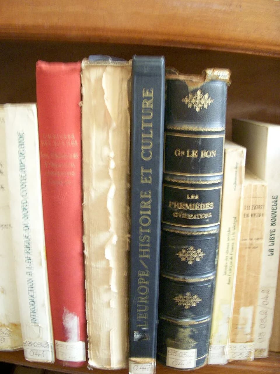 Gustave Le Bon - Les premières civilisations, un ouvrage de Gustave Le Bon, sur les rayonnages de l'Institut islamique de Dakar, Sénégal