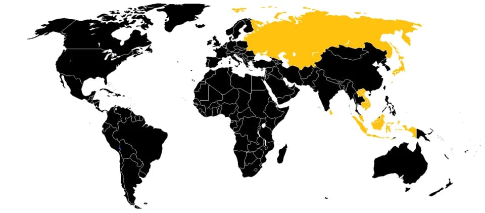 Rajendra Prasad - President Rajendra Prasad visited Japan, Malaya, Indonesia, Cambodia, Vietnam, Laos, Ceylon and USSR between 1958 and 1960.
Information from the President of India's Secretariat.