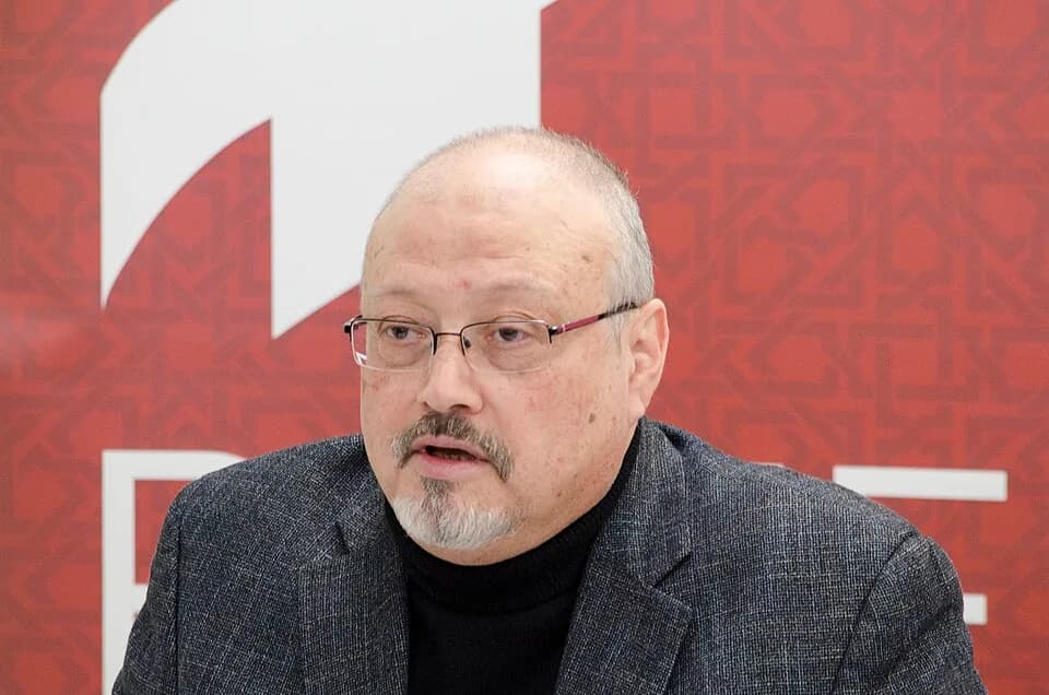 Jamal Khashoggi - Saudi journalist, Global Opinions columnist for the Washington Post, and former editor-in-chief of Al-Arab News Channel Jamal Khashoggi offers remarks during POMED’s “Mohammed bin Sa