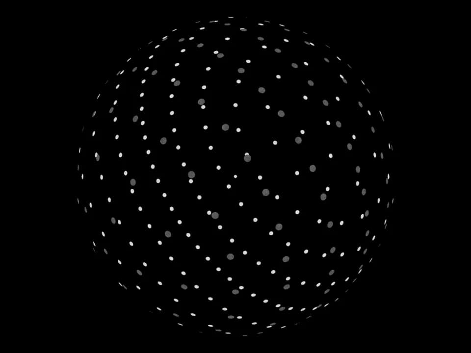 Freeman Dyson - An illustration of simple Dyson Bubble:a simple arrangement of en:statites around the sun, in a non-orbital pattern. NB that so long as a solar statite has an unobstructed line-of-sigh