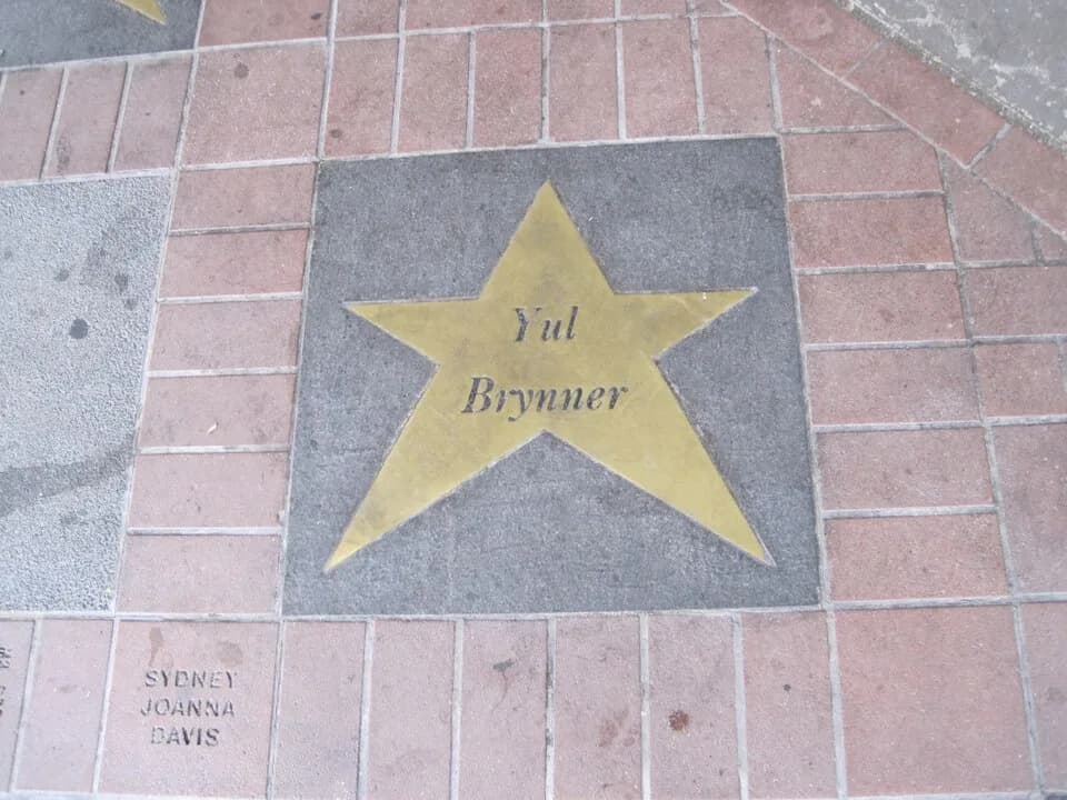 Yul Brynner - Walk of fame at the Orpheum Theater in Memphis, Tennessee.
Yul Brynner
