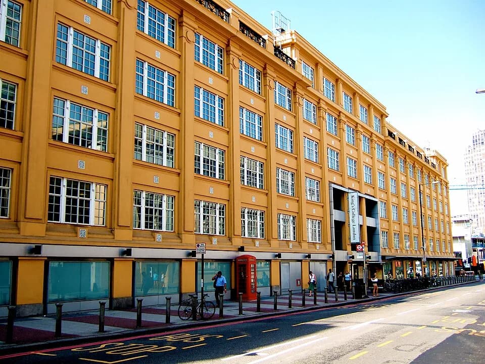 Maurice Wilkins - The Franklin-Wilkins Building, Waterloo Campus, King's College London, located in Stamford Street.