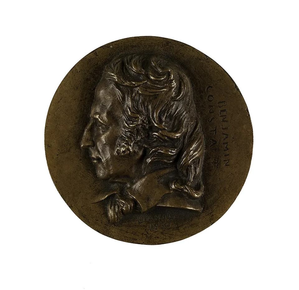 Benjamin Constant - Henri-Benjamin Constant de Rebecque (1767-1830), French novelist, political orator, and politician settled in Paris in 1795 as the protégé of Madame de Staël. A member of the Tribu