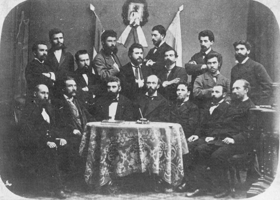Ivan Vazov - Дейци на БЦБО
Димитър М. Свещаров, Петър П. Енчев, Олимпи Панов, Павел Висковски, Иван Кавалджиев, Георги Стойчев, Стефан Атанасов, Христо Златаров, Стефан Стамболов, Иван Вазов, Димитър