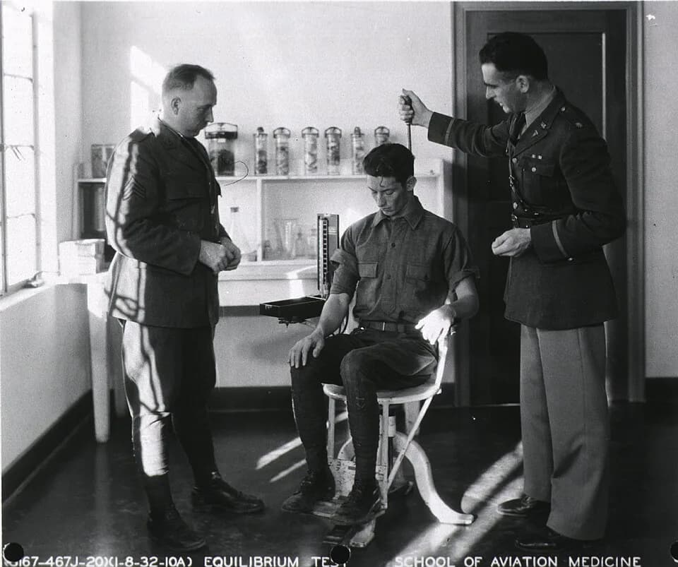 Robert Bárány - The Barany chair is used in motion sickness therapy and in aerospace physiology training, to demonstrate to pilots the effects of spatial disorientation. The chair was invented by Rob