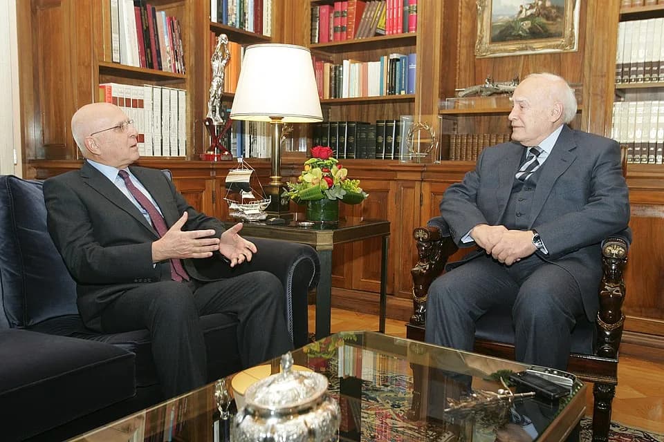 Karolos Papoulias - Συνάντηση ΥΠΕΞ Σ. Δήμα με τον Πρόεδρο της Δημοκρατίας (02.01.2012)