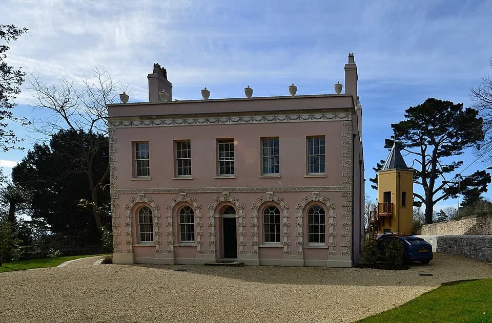John Fowles - Lyme Regis: "Belmont", the recently restored home of John Fowles