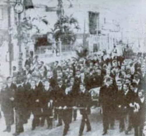 Machado de Assis - Enterro do escritor Machado de Assis em 1908