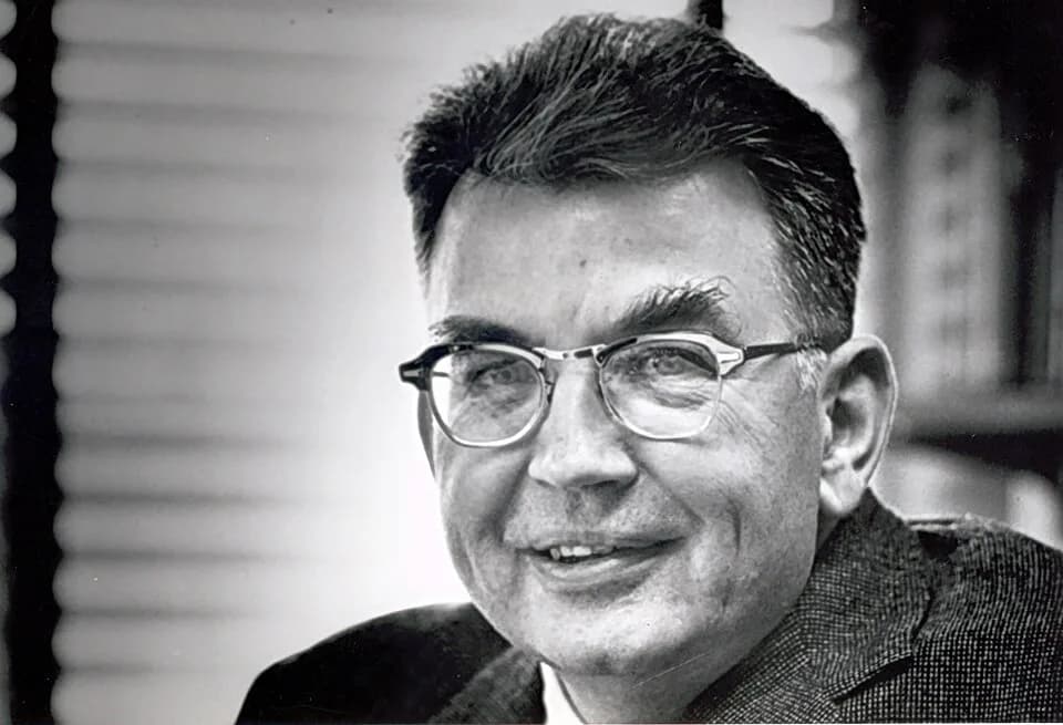 Ronald Coase - Ronald Coase earlier in life. From UChicago Law archives.