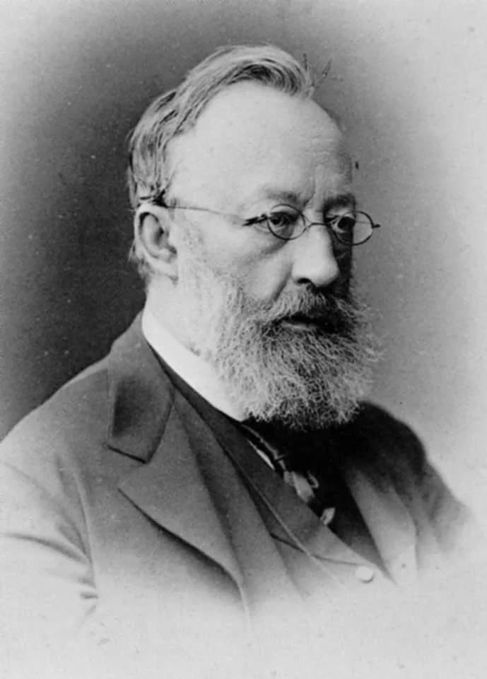 Gottfried Keller - Gottfried Keller im Alter von 66 Jahren (GK aged 66). Photography, 1885 in Zurich.