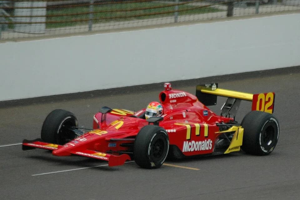 Justin Wilson - Justin Wilson practicing for the 2008 Indianapolis 500