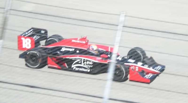 Justin Wilson - Justin Wilson racing at the Milwaukee Mile in 2009.