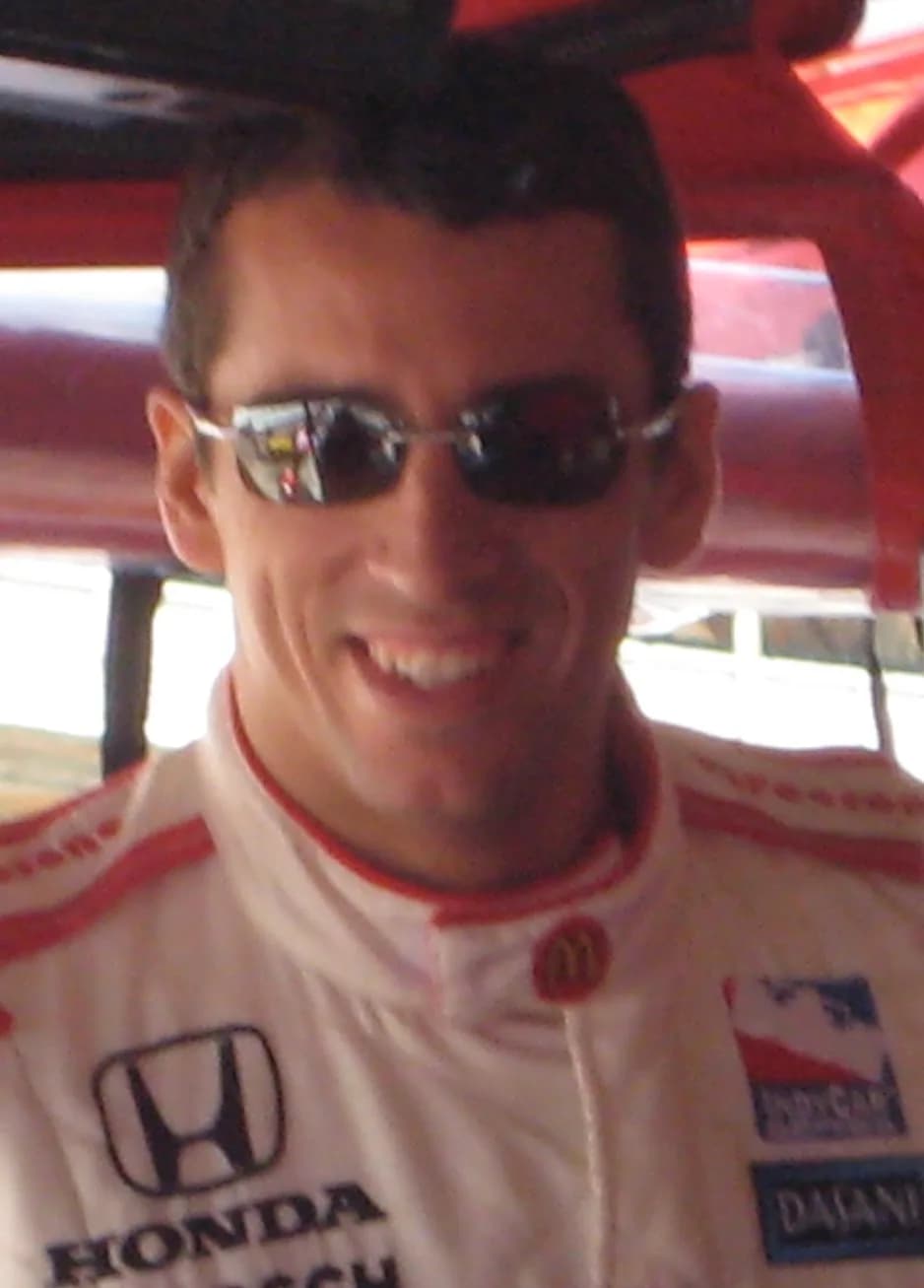 Justin Wilson - Justin Wilson at the Indianapolis Motor Speedway for Pole day qualifying for the 2008 Indianapolis 500.