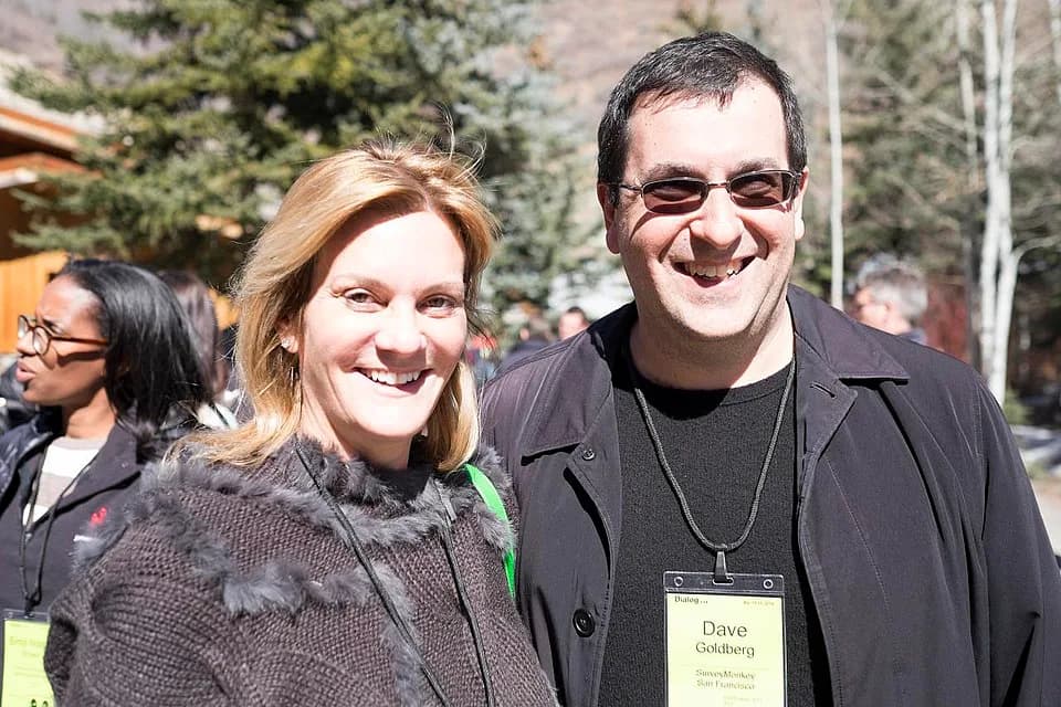 Dave Goldberg - Dave Goldberg and Katharine Weymouth