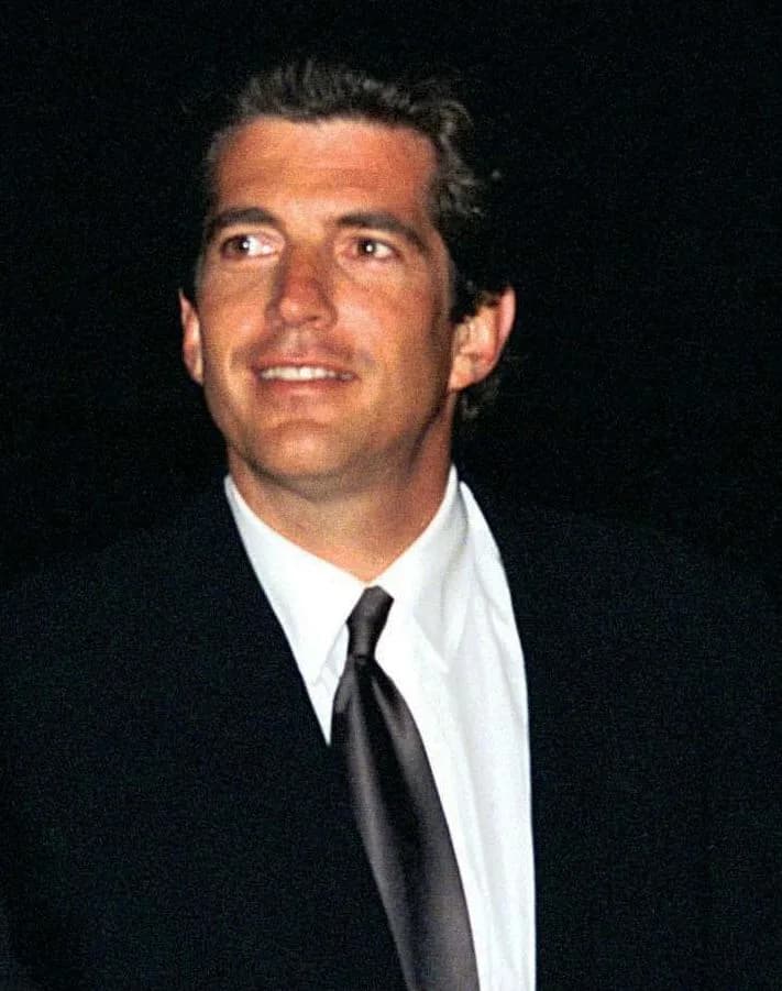 John F. Kennedy Jr. - John F. Kennedy Jr. greets invited guests at the HBO and Imagine Entertainment premiere held at Kennedy. (Photo credit NASA/KSC)