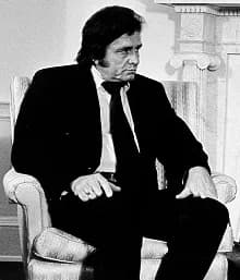 Johnny Cash - Johnny Cash during a meeting with Richard Nixon in the White House