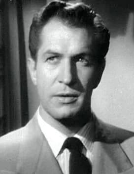 Vincent Price - Cropped screenshot of Vincent Price from the trailer for the film Laura.