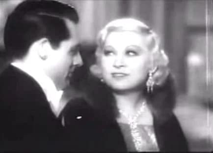 Mae West - Cropped screenshot of Mae West from the trailer for the film I'm No Angel