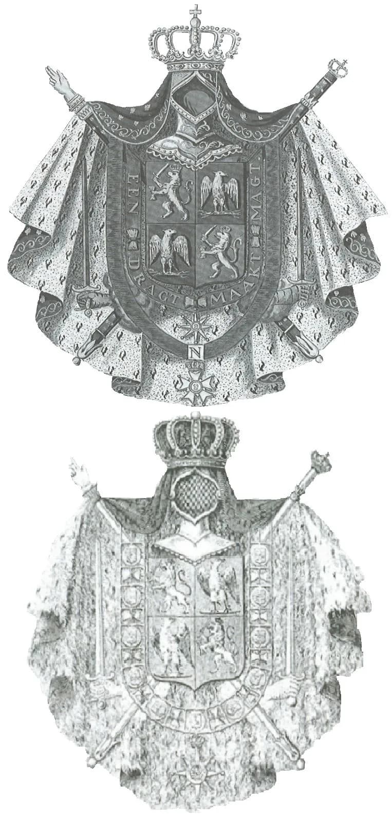 Louis Bonaparte - Arms of the Kingdom of Holland, 1807 and 1808