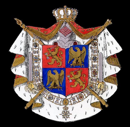 Louis Bonaparte - Sumario
Coat of arms of the kingdom of holland
Escudo de armas del reino de holanda
Under the power of Louis Bonaparte
Bajo el poder de Luis Bonaparte