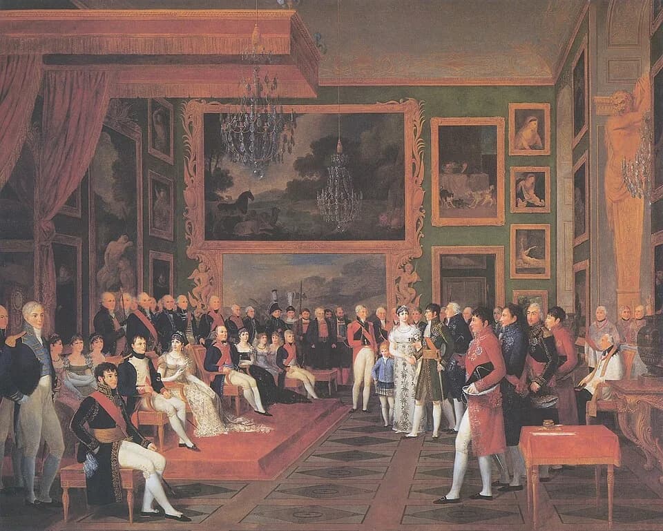 Louis Bonaparte - Il matrimonio di Eugène de Beauharnais e Amelia di Baviera a Monaco il 13 gennaio 1806, olio su tela, 189 x 230 cm, Versailles, Musée national du château et des Trianons