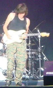 Jeff Beck - source: cropped from this image from Wikipedia Commons
Author: User:STB-1