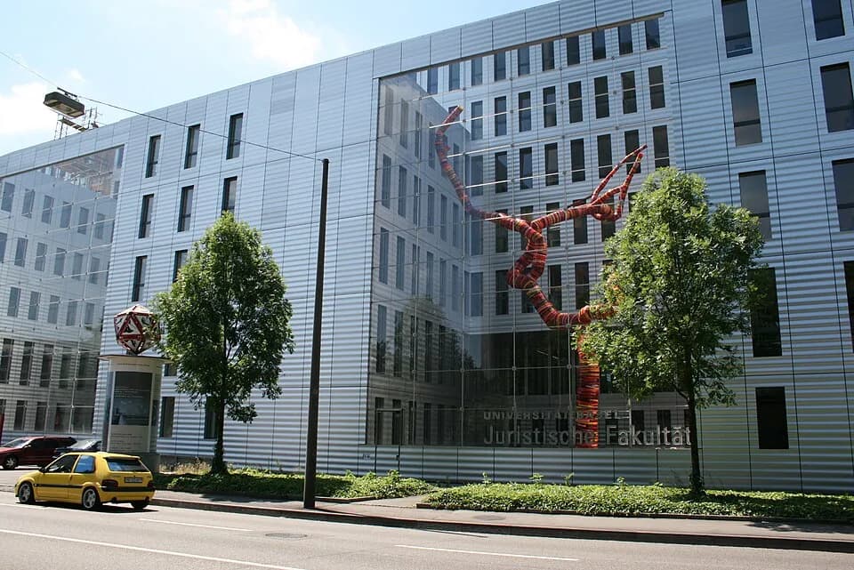 Jacob Burckhardt - Front side of the Juridical Faculty of the University of Basel