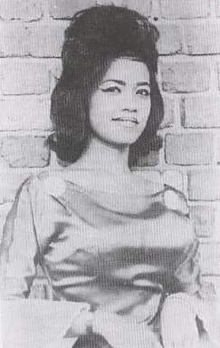 P. Ramlee - black and white picture, subject: Saloma