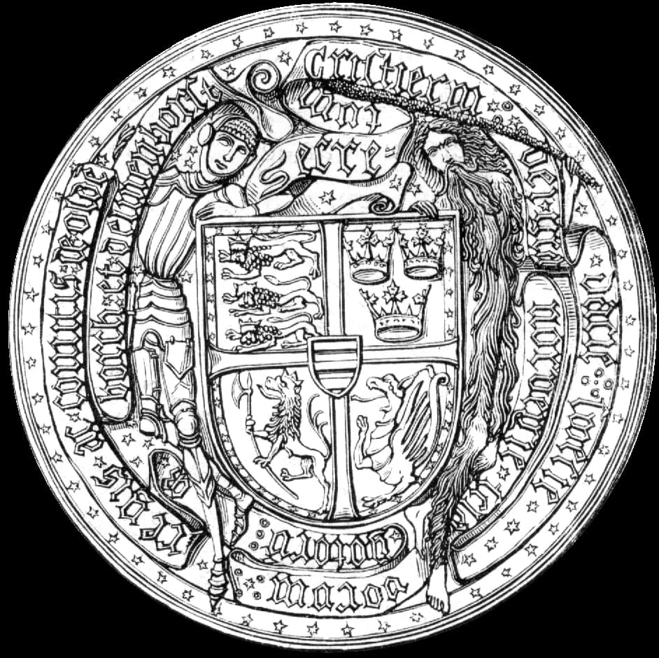 Christian I of Denmark - Sigillum secretum of King Christian I of Denmark, Norway and Sweden. This king used a total of four seals during his reign, one replacing the other. This one was the third, on