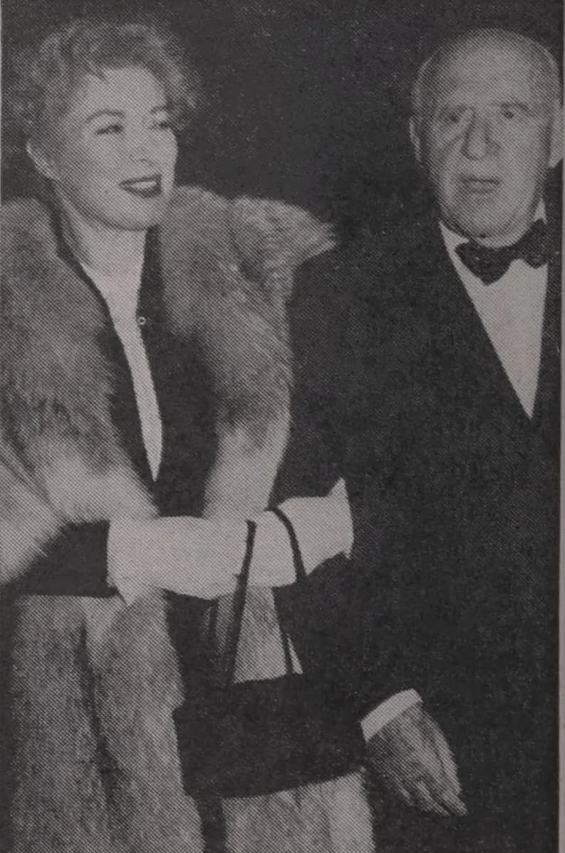 Greer Garson - Greer Garson with good friend Charles Mendl, 1949