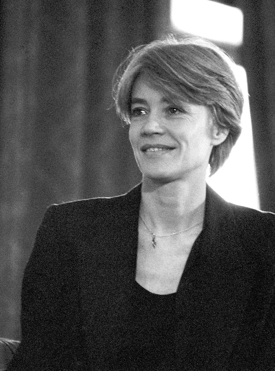 Françoise Hardy - La chanteuse française Françoise Hardy à Deauville (Normandie, France) en juillet 1992.