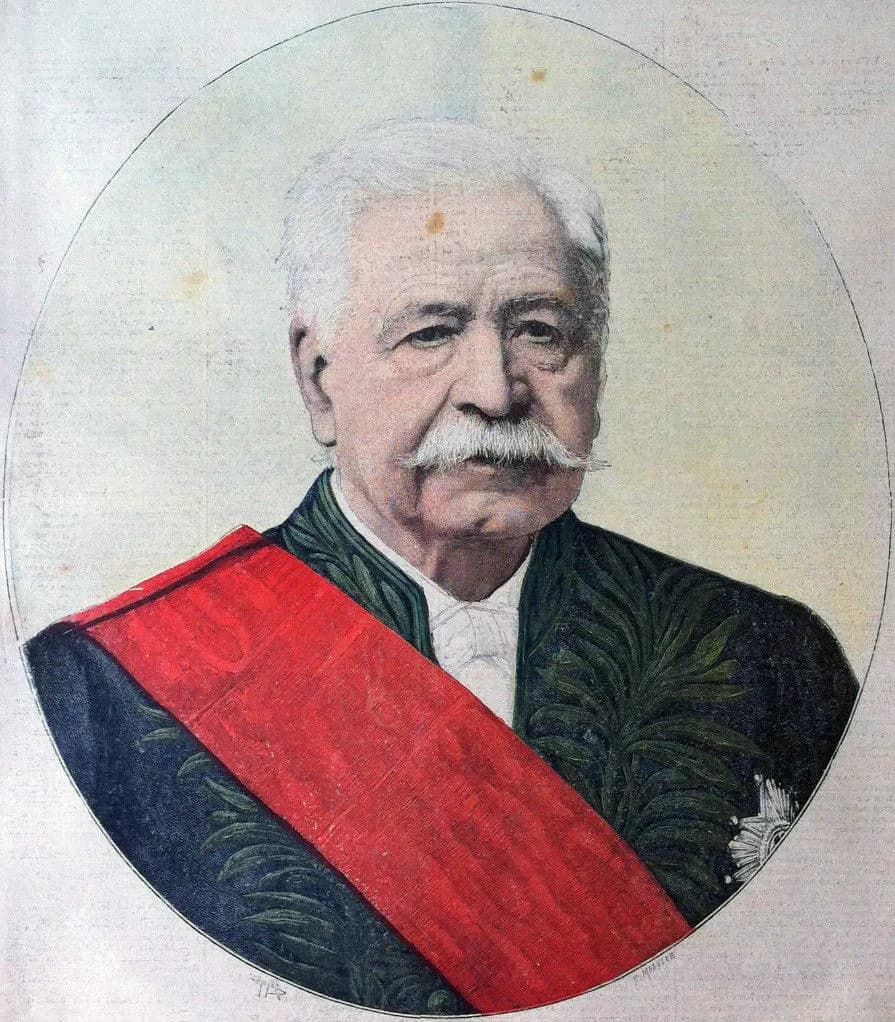 Ferdinand de Lesseps - 1894 Portrait of Ferdinand de Lesseps, Le Journal (1894)