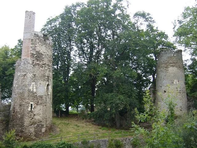 Joachim du Bellay - Deux des tours vestiges du château de La Turmelière où naquit Joachim du Bellay.