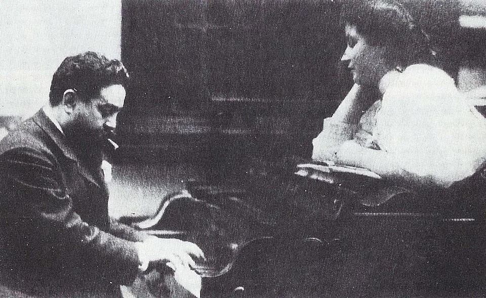 Isaac Albéniz - Isaac Albéniz with his daughter Laura