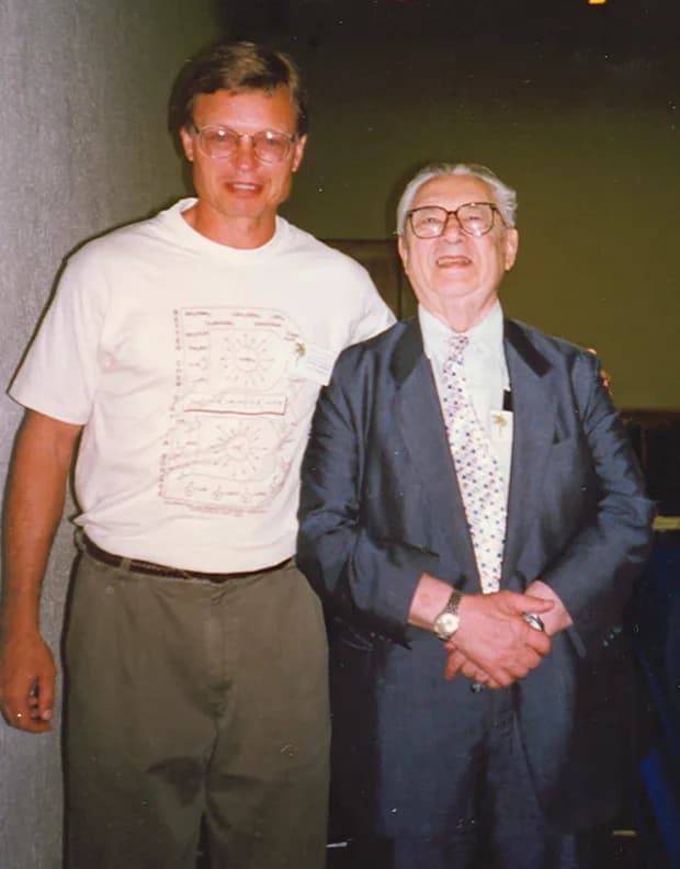 Herbert C. Brown - Daniel W. Armstrong and Herbert C. Brown at the Chiral Conference of the Americas, June 13, 1997, Cancun, Mexico