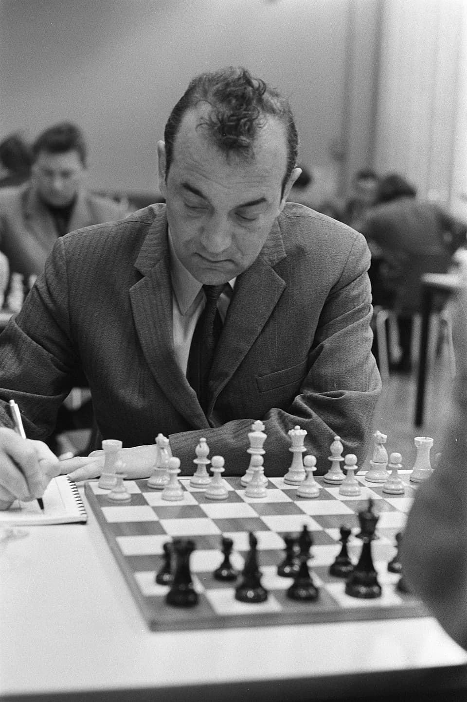 Viktor Korchnoi - Schaker Viktor Kortsjnoj. Eerste ronde IBM-schaaktoernooi 1972 in de RAI te Amsterdam.