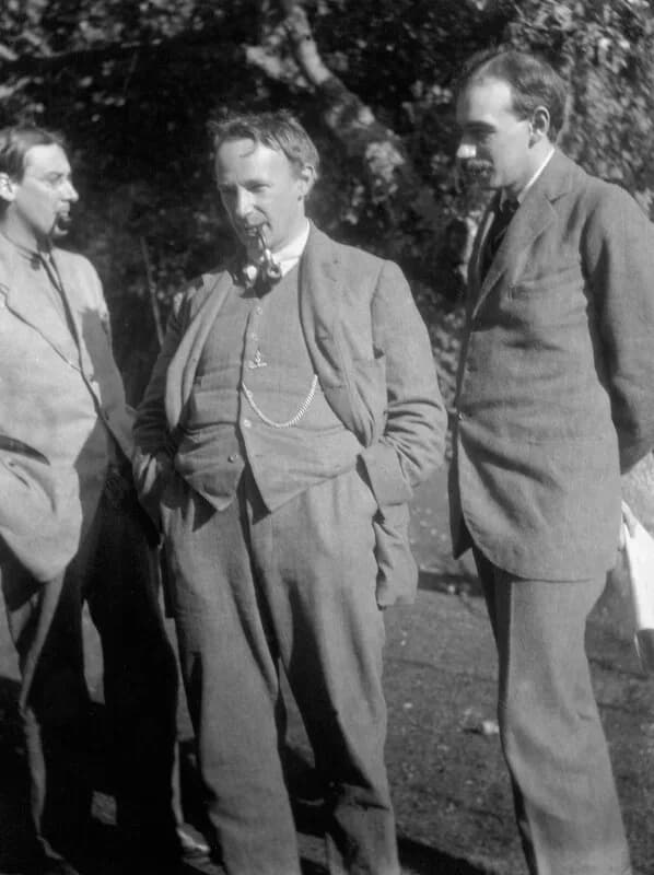 G. E. Moore - Oliver Strachey; G.E. Moore; John Maynard Keynes, Baron Keynes