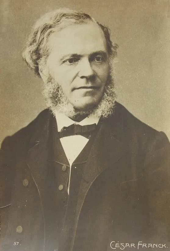 César Franck - композитор и органист Цезарь Франк, фотокарточка 1910-х годов