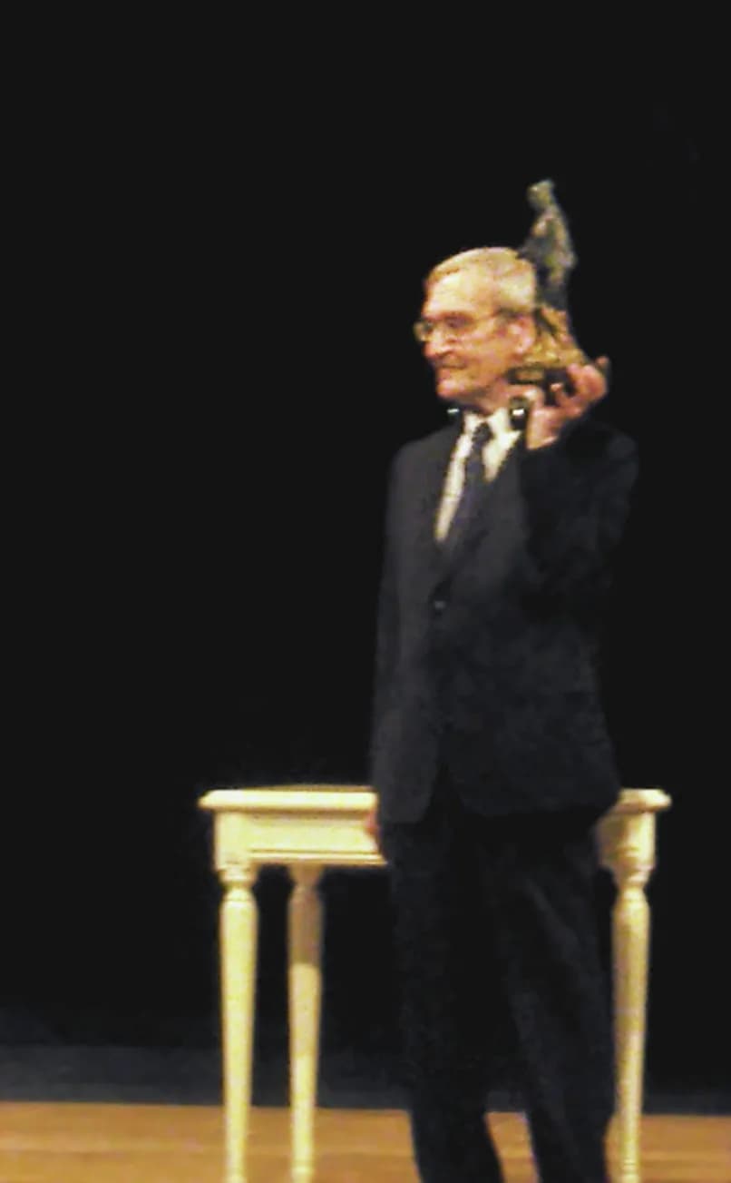 Stanislav Petrov - Stanislaw Jewgrafowitsch Petrow bei der Verleihung des Dresden-Preis in der Semperoper; Februar 2013