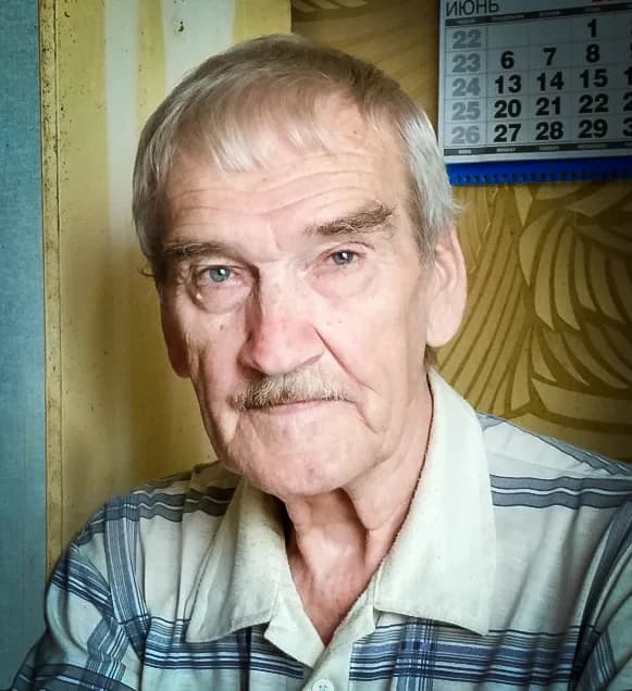 Stanislav Petrov - Stanislaw Petrow in der Küche seiner Wohnung in Frjasino, 03.07.2016