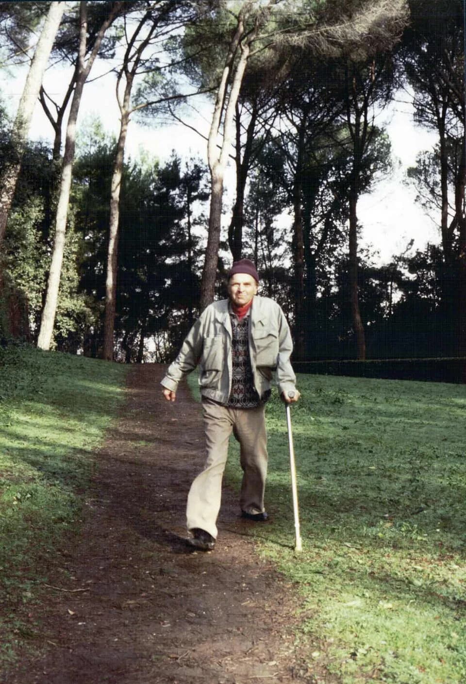 Paul Feyerabend - The philosopher Paul Feyerabend enjoying a stroll (Villa Ada, Rome, Italy).
