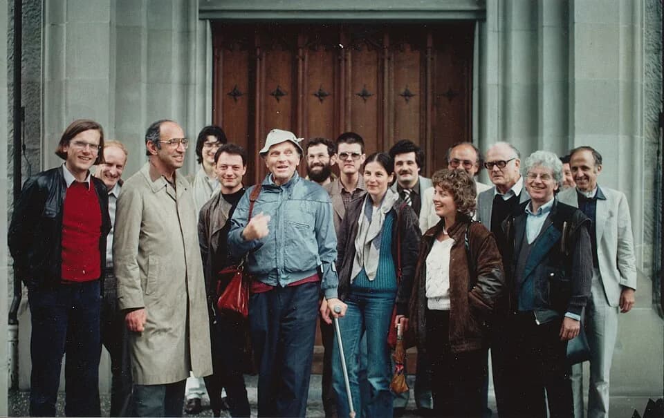 Paul Feyerabend - Feyerabend, Kuhn, Hoyningen-Huene and colleagues after seminar at ETH Zurich