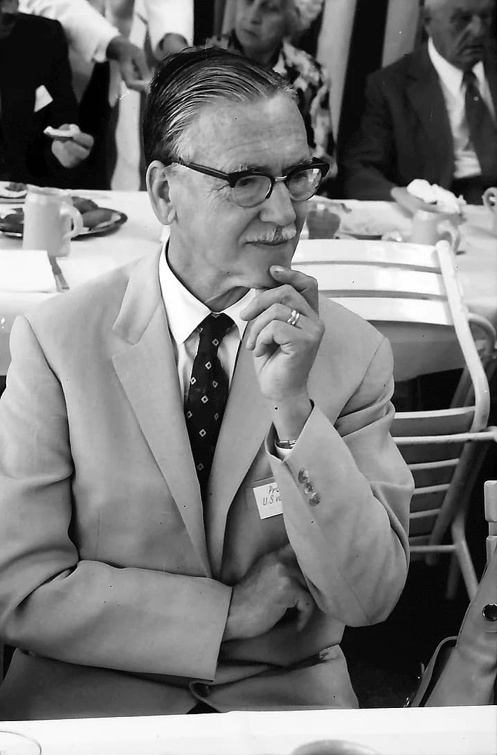 Ulf von Euler - 22. Tagung 1972 Mediziner; Beim Bayrischen Frühstück: Ulf v. Euler