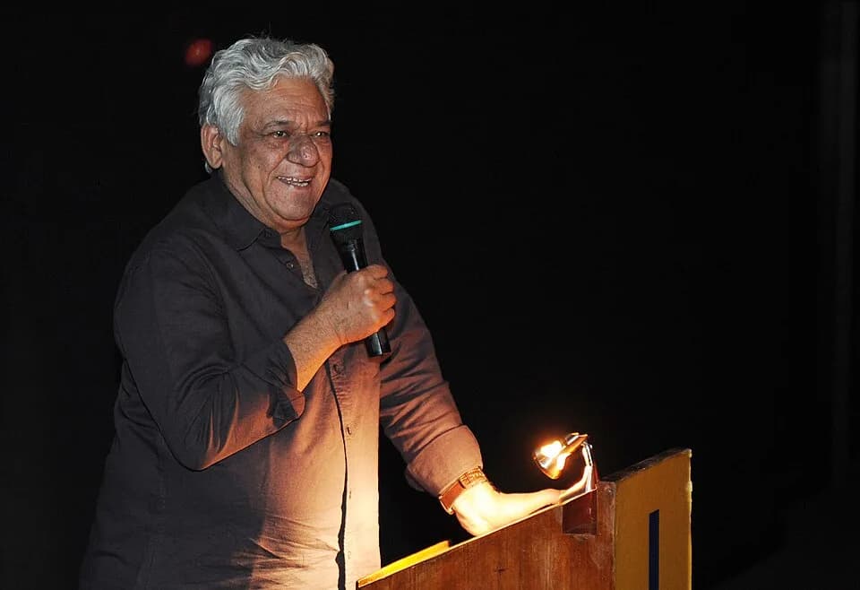 Om Puri - Actor Om Puri inaugurating the Indian panorama, at the 43rd International Film Festival of India (IFFI-2012), in Panaji, Goa on November 21, 2012.