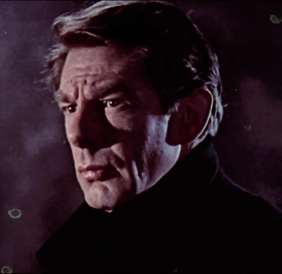 Michael Gough - A screenshot from the trailer for Dracula (1958), a Hammer Horror production.