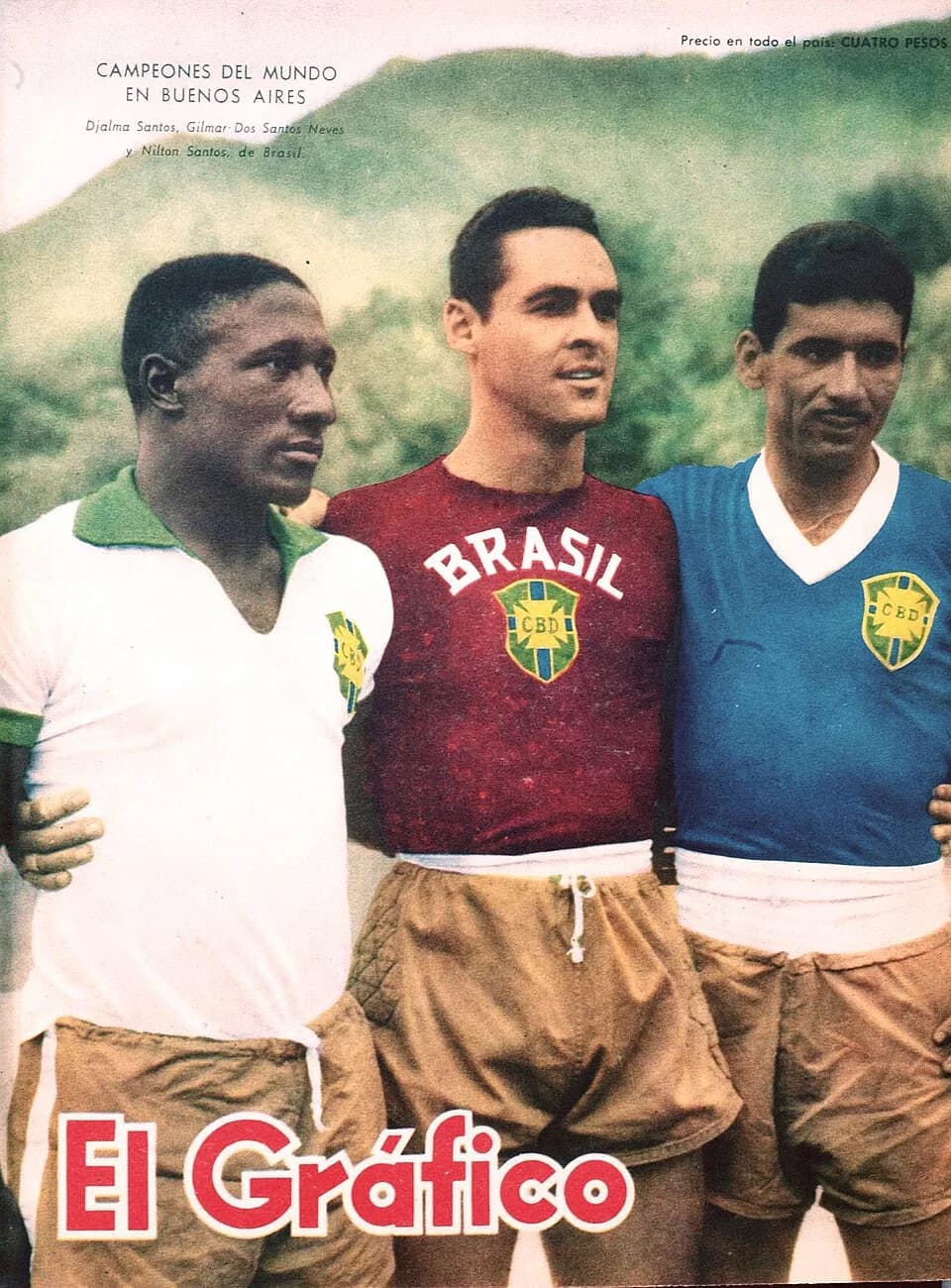 Djalma Santos - El Grafico del 19 de Marzo de 1959. Edicion 2062