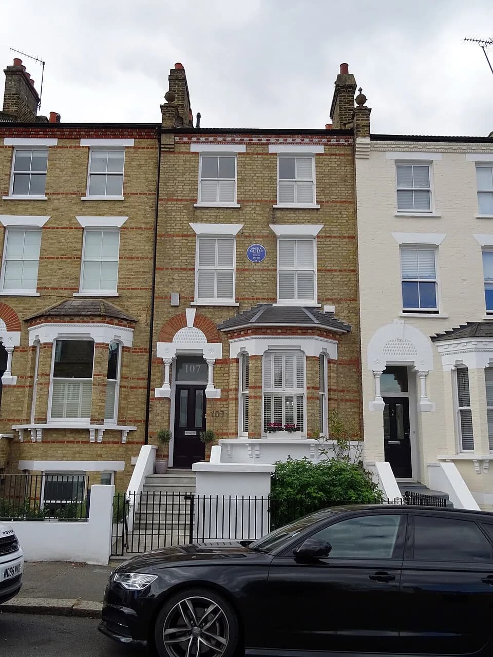 Angela Carter - 107 The Chase Clapham London SW4 0NR London Borough of Lambeth. Angela Carter 1940-1992 Writer lived here from 1976